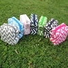 Wholesale blanks Chevron Cosmetic Bags Makeup Bags Dom 104068