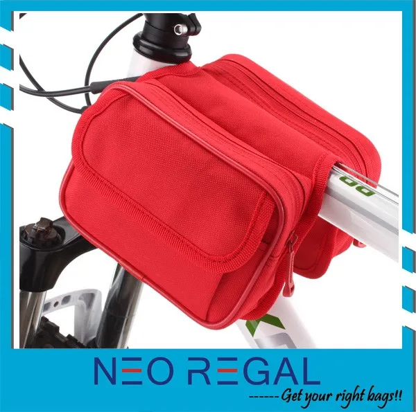 Durable Stylish Saddle Rack Flashing Bicycle Bags