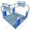 Detian offer manipulated booth for displaying products 20x20 size trade show expo platform stand