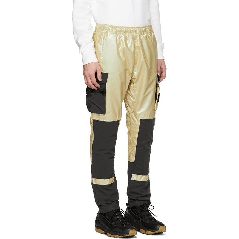 gold cargo pants