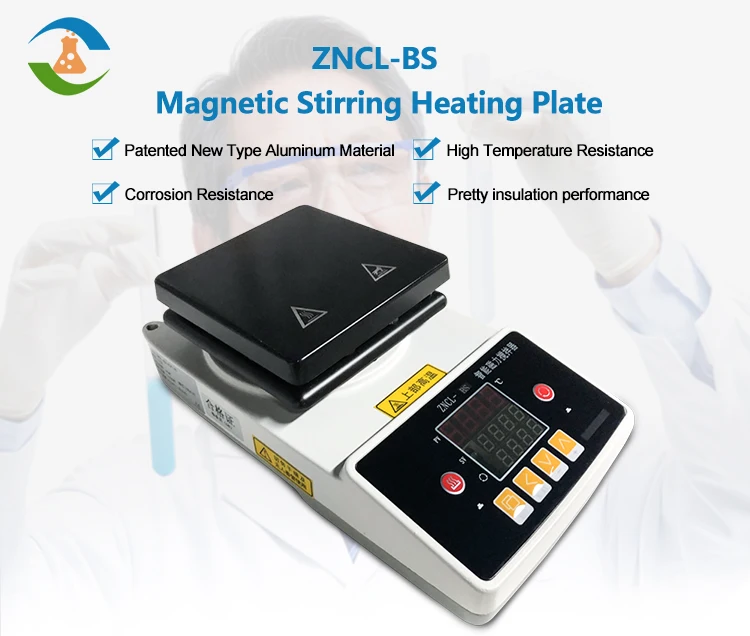 ZNCL-BS Series Lab Digital Magnetic Stirrer Hotplate For Laboratory Apparatus  (maximum heating temperature up to 300C)