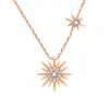 2019 Hot Sale Sun Pendant 925 Sterling Silver Chain Necklace For Women Engagement