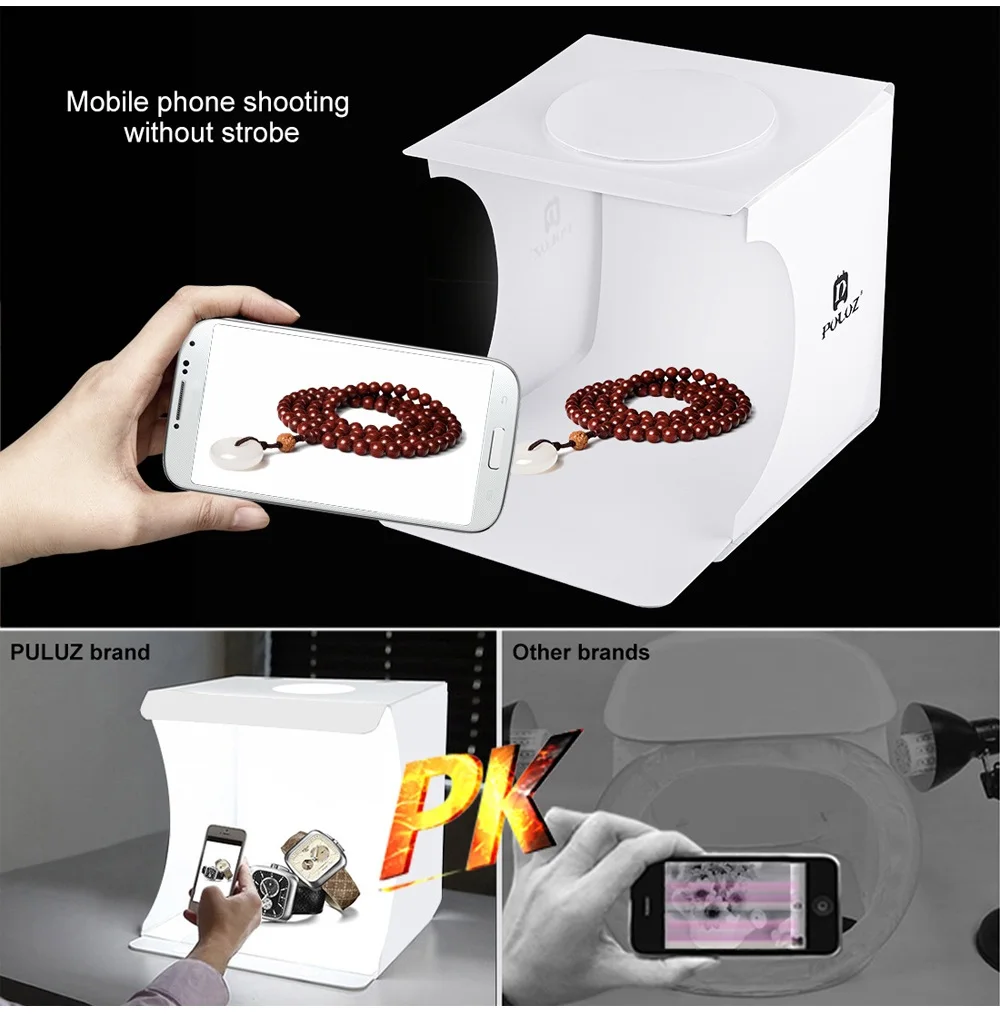 Portable Folding Lightbox Photography Studio Softbox LED Light Soft Box for iPhone Samsang HTC DSLR Camera Photo Background.jpg