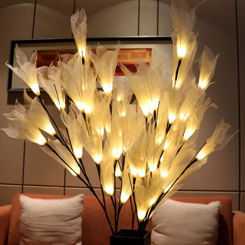 Warm white AC DC power fairy string table desk night lights lamp for living room bedroom