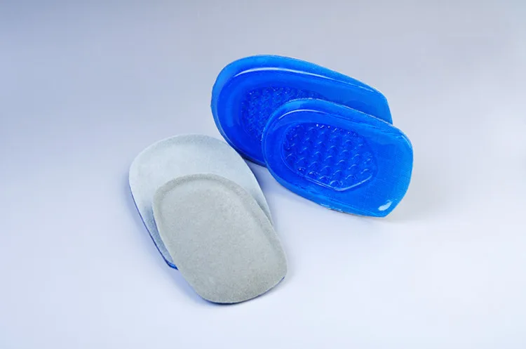 Silicone Insoles Gel Heel Cushion Heel Cup Shoe Pads Care For Calcaneal ...