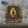 Factory welcome custom high quality cheap custom fantasy football league champions ring