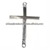 Diamond 925 Sterling Silver Religious Design Cross Connector Finding