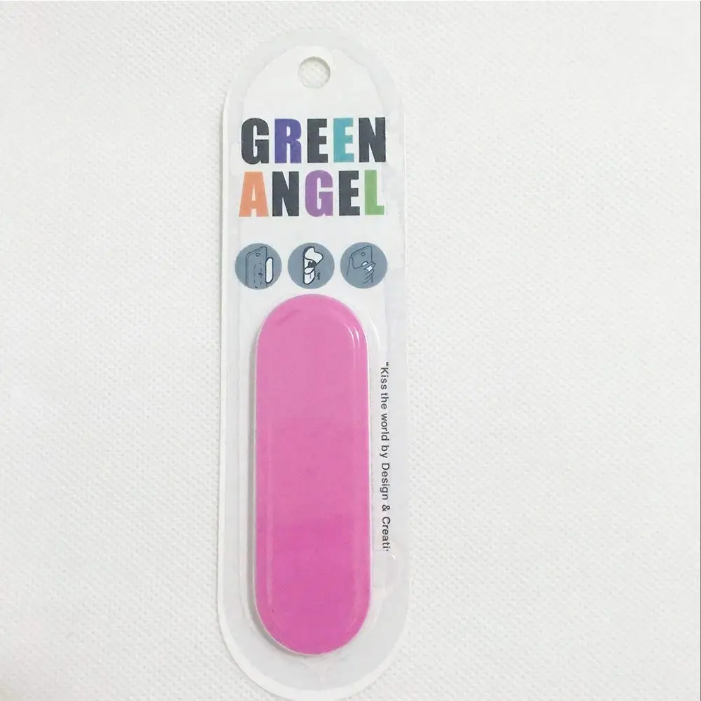elegantstunning Creative U-Type Stickup Phone Ring Grip Holder, Paste Anti-Fall Lazy Kickstand, Vehicle Outlet Phone Bracket