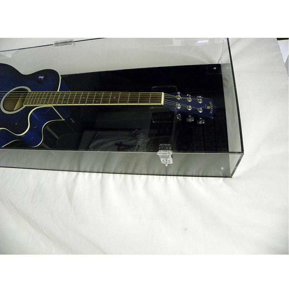 Wall Mounted Customized Acrylic Clear Guitar Display Case Buy