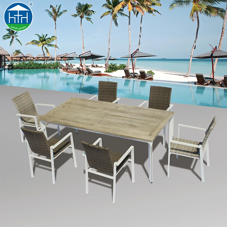 Wicker Ceramic Table Outdoor Tables And Rattan Wicker Chairs Garden