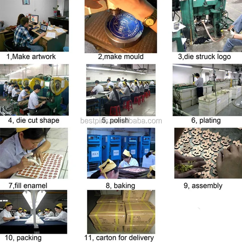 Number Letter Shaped Lapel Pin Badges 