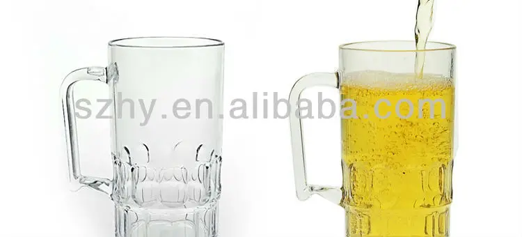 400ml Clear Polycarbonate Unbreakable Beer Mugs Buy Cold Beer Mugscrystal Beer Mugs400ml