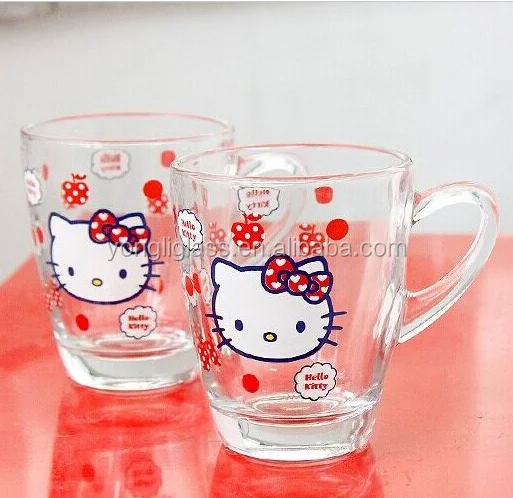 hello kitty beer glass