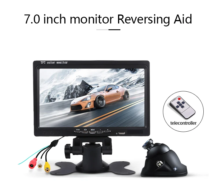 Professional High Quality 7 Inch Car Monitor Kit with Reverse Camera