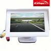 black or white color case high definition 4.3 inch car rearview mini monitor with 2 way video inputs