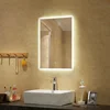 Waterproof Led Light Sensor touch screen bathroom mirror