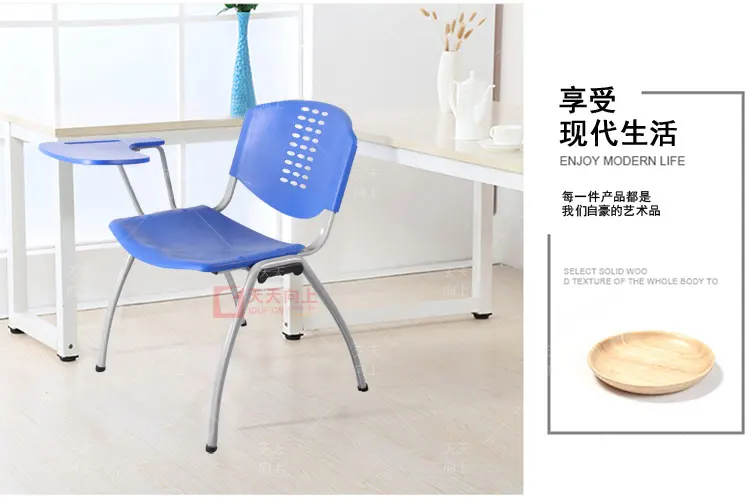 Stacking Adult Study Table Chair Lecture Chairs With Writing Board
