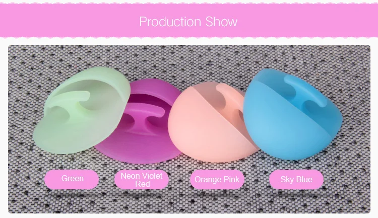 silicone facial cleaning brush