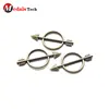 Alloy custom sword shape metal antique bronze pendant