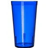 China factory bulk cheap sale deep blue recycled plastic tea cups