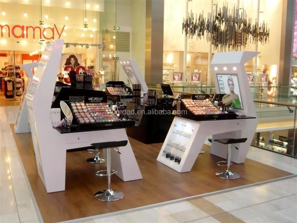 Mall Cosmetics Display Kiosk for Hot Sale