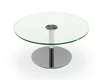 Modern Design 6mm thickness Glass Table Top With Round Polished Edge