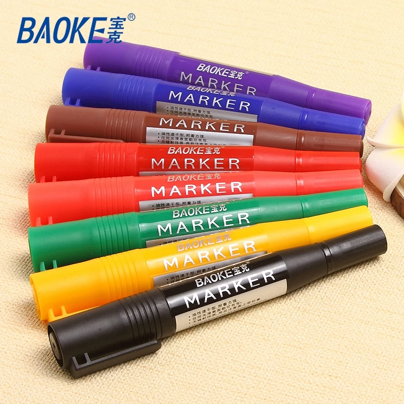 8/12pcs Washable Marker Set,Colorful Pop Alcohol Based Marker Pen Buy
