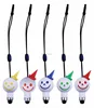 2016 fashion cute design children gift mini christmas gift cute sunny doll ball pen character touch pen with string