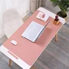 Multifunctional Office Desk Pad Thin Waterproof PU Leather Custom Gaming Mouse Pad Dual Use Desk Writing Mat