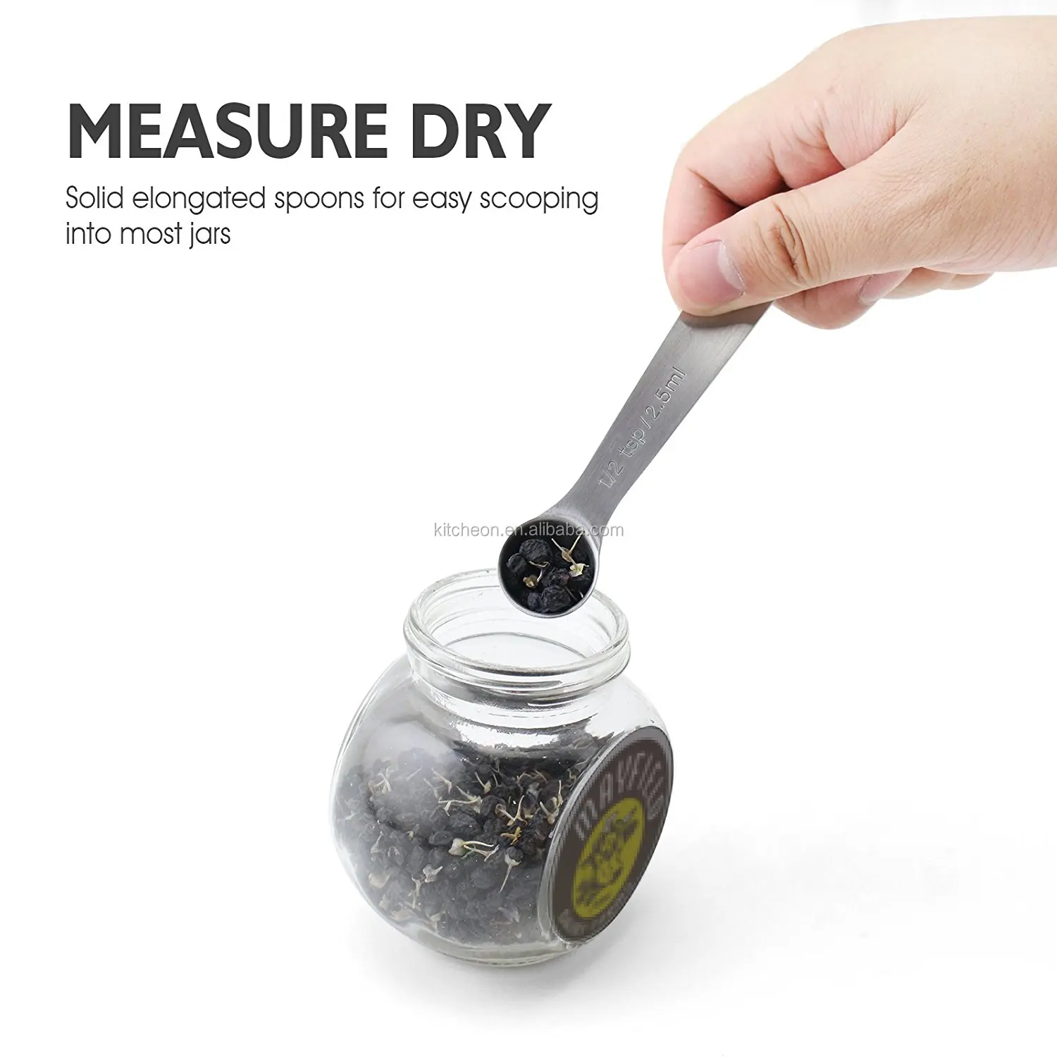 Premium Quality Stainless Steel Measuring Spoons Set of 9 Piece