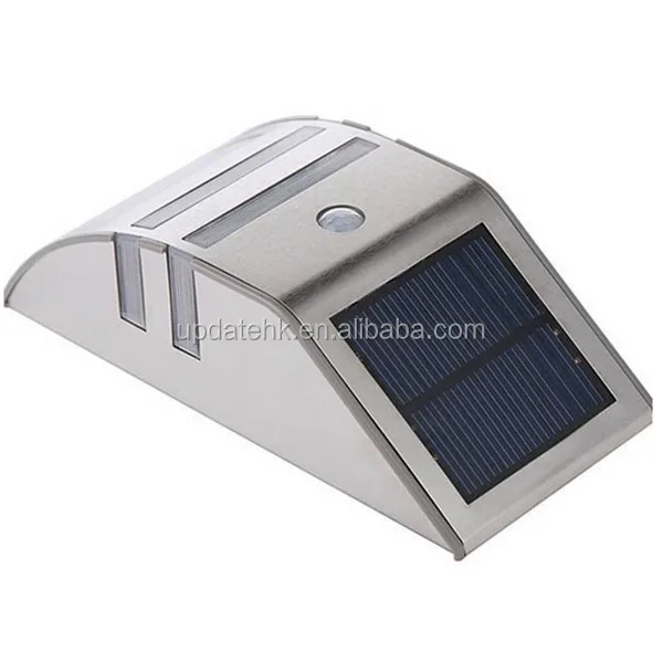 Aluminum Outdoor Yard Wireless Waterproof Security Led Motion Sensor Powered Mounted Garden Up ...