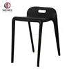hot sale plastic stackable dining stool char cheap plastic stools
