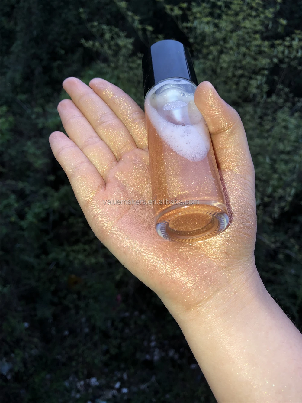 Glitter Gold Shimmer Spray Liquid Highlighter Face Spray Private Label Body Shimmer Spray Buy