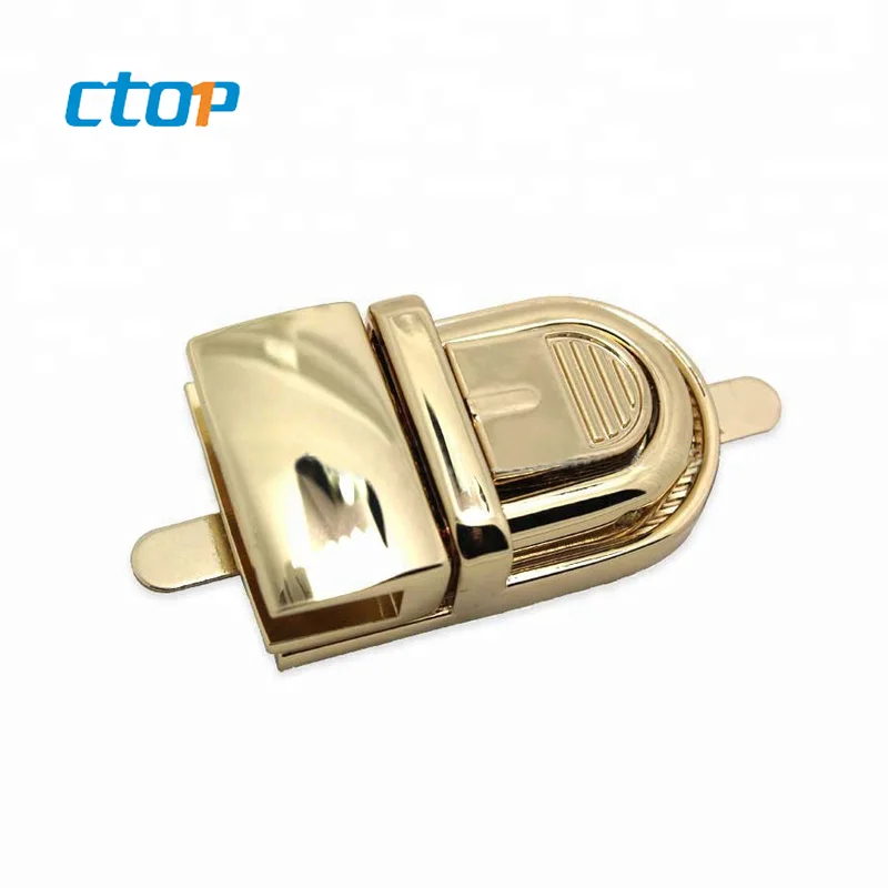 Factory Wholesale High Quality Twist Lock Accessories Clasp Bag Metal