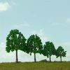 Miniature Plastic Architectural Scale Model Landscape Trees, Train Model Scenery Trees