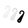 Black J Shape Plastic Hook for Socks Gloves Display
