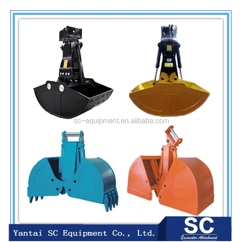 Hydraulic Clamshell Grab Bucket For Mini Excavator Buy Clamshell Grab