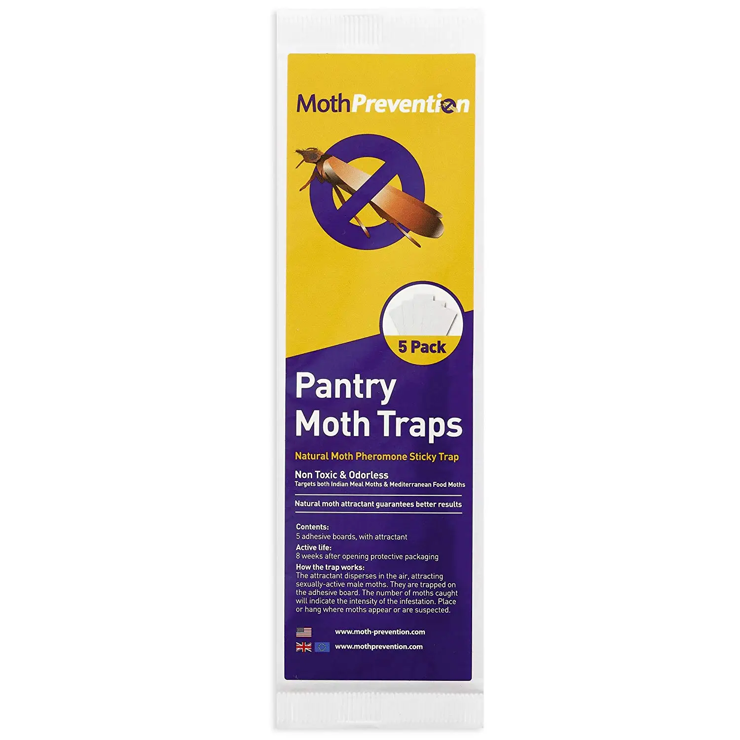 Buy Powerful Moth Traps For Clothes Moths Odor Free Natural