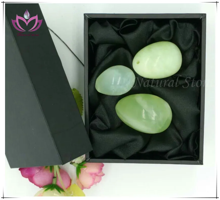 Wholesale Natural Jade Yoni Eggs Sex Vagina Love Balls Kegel Egg Weights Vagina Tightening Kegel 5362