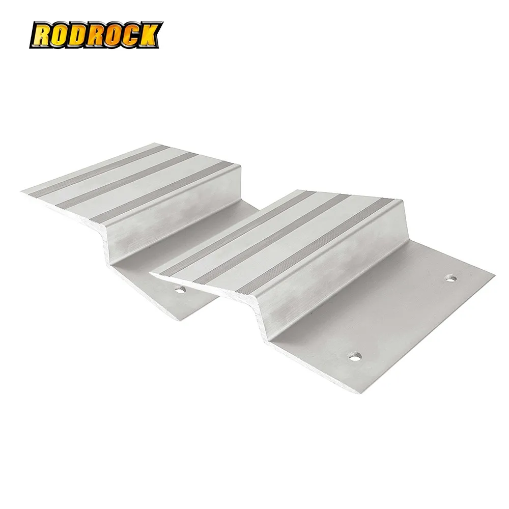 Aluminum Loading Ramp Lawnmower Atv Kit Fits 12" Plate Ends Tops Buy