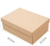 wholesale custom kraft luxury adidas recycled cardboard storage black design paper packaging shoe box with logo