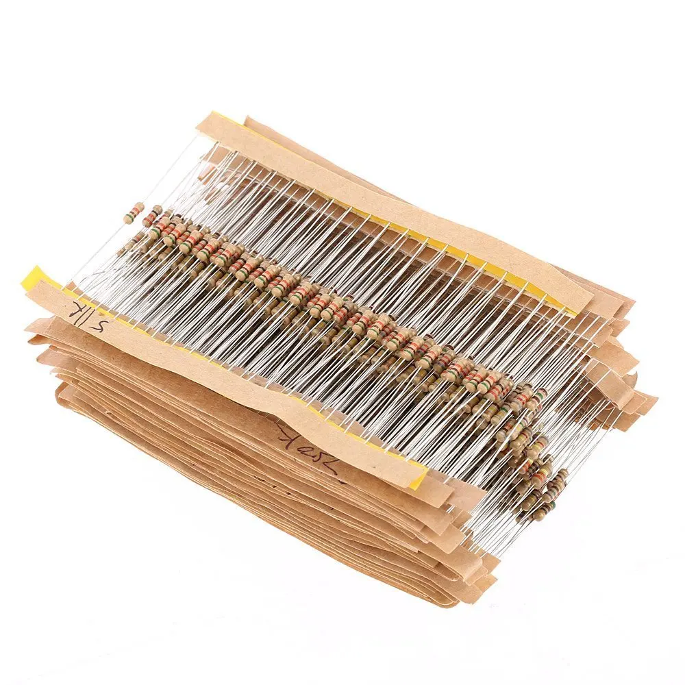 6K8 100 x 6.8k Ohm Carbon Film Resistors 1//4 Watt 5/% Fast USA Shipping