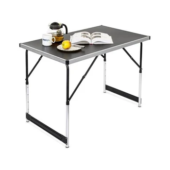 Height Adjule Folding Utility Camping Picnic Table White Granite Height Adjule Folding Utility Camping Picnic Table White Granite