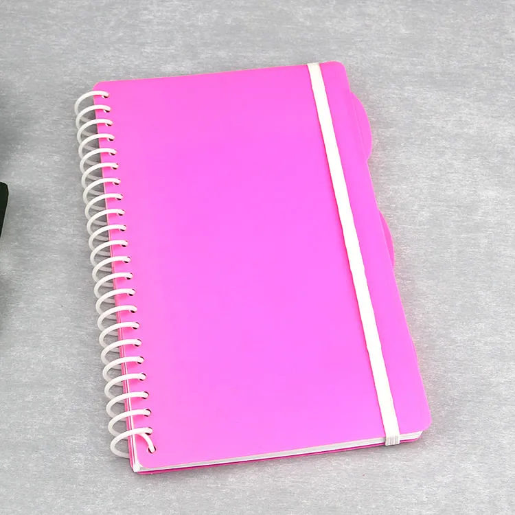 Plastic Spiral Coil Binding Notebook Cover Plastic Material Pvc Sheet