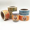 Cheap Self Adhesive Paper Sticker Customized Private Logo Food Labels With Glossy Lamination