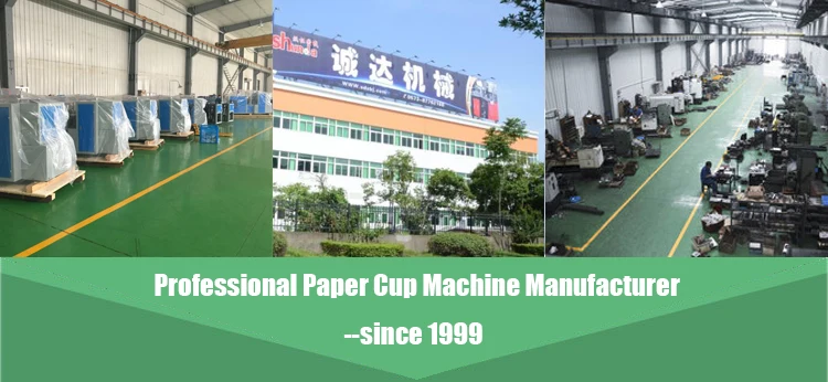 machines for the production of paper cups