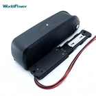 Worldpower ブランド長寿命ダウンチューブリチウムイオン電動自転車バッテリーパック 36 V 13Ah 使用 18650 携帯