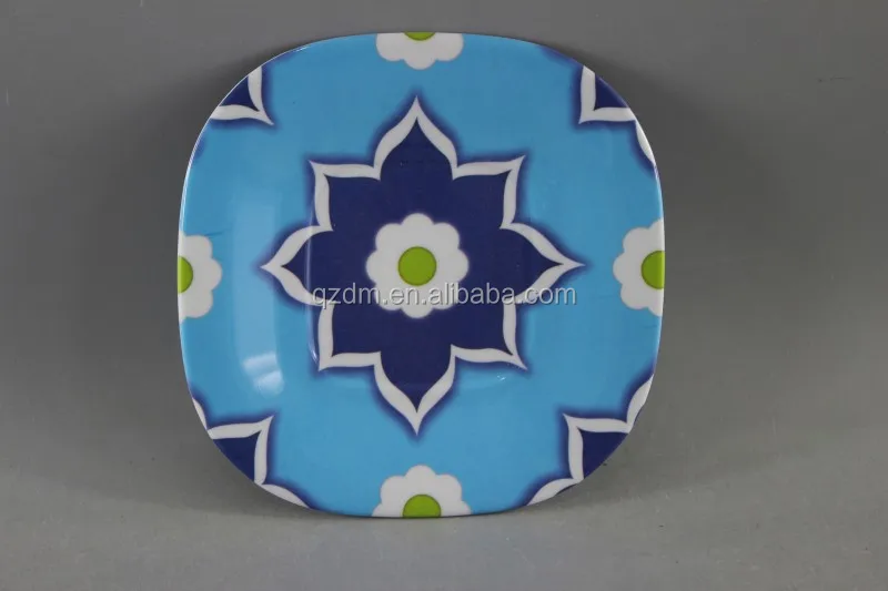 5.5" Melamine Square Plate,Square Small Dishes