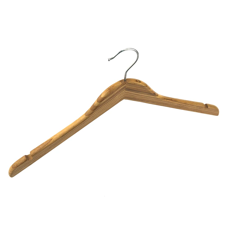New Design Bamboo Textile Hanger Buy Designer Clothing Hangers,Bamboo
