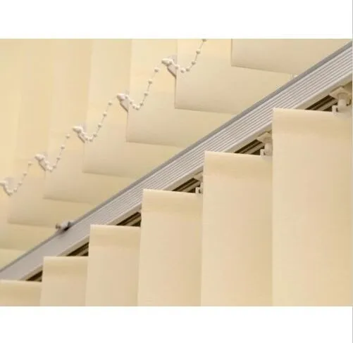 低价人造木 pvc 弯曲轨道电动装饰垂直百叶窗的窗口